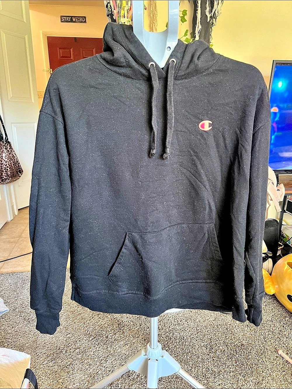 18. Champion Graphic Hoodie Black 1XL